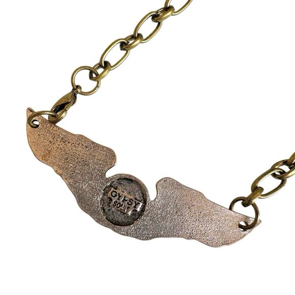 Gypsy Soule Winged Eagle Statement Necklace โ WWII Inspired - Picture 6 of 9